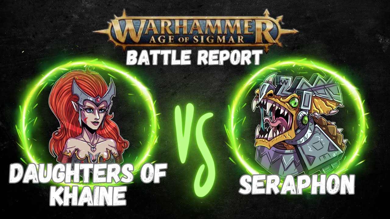 Warhammer Age of Sigmar Battle Report: Daughters of Khaine vs Seraphon