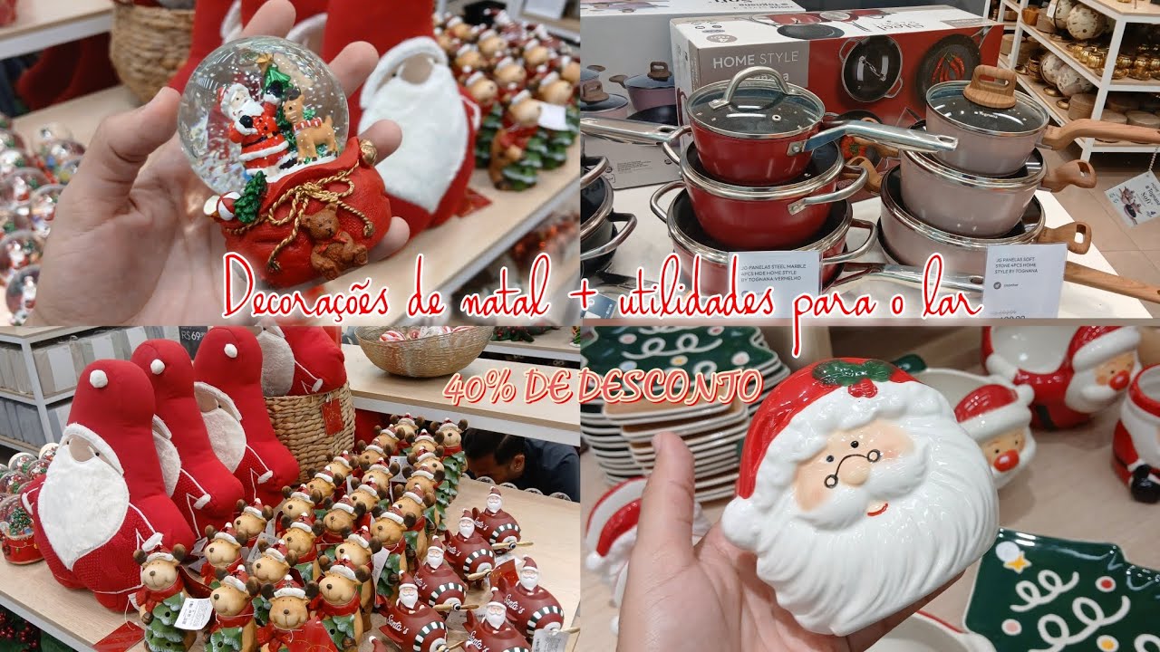 DECORAÇÕES DE NATAL + UTILIDADES PARA  COZINHA - LOJA CAMICADO - SHOPPING  RIO MAR RECIFE-PE 
