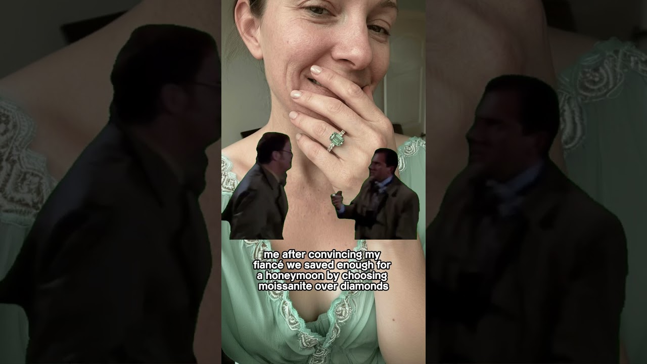 This Green Moissanite Ring Stops Traffic | Emerald Cut Brilliance