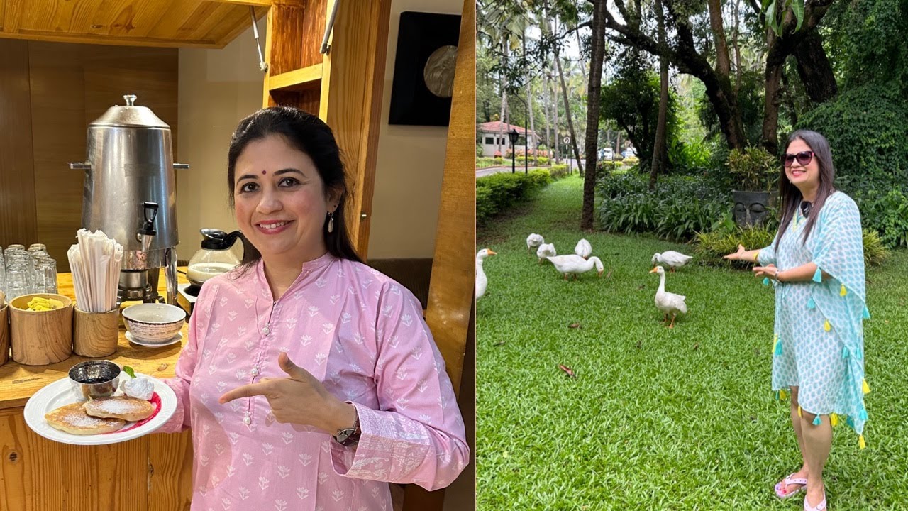 Breakfast at Taj Vivanta and Lunch at Taj Village, Goa