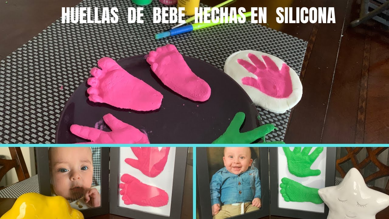 Conserva las huellas de tu bebé pora siempre | REGALO original para PAPÁ - HTM con silicona
