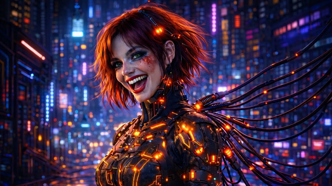 SHE RUNS ON CODE // Cyberpunk Trap