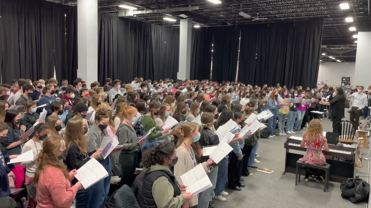 2022 Massachusetts All State Chorus sings Seeking Light