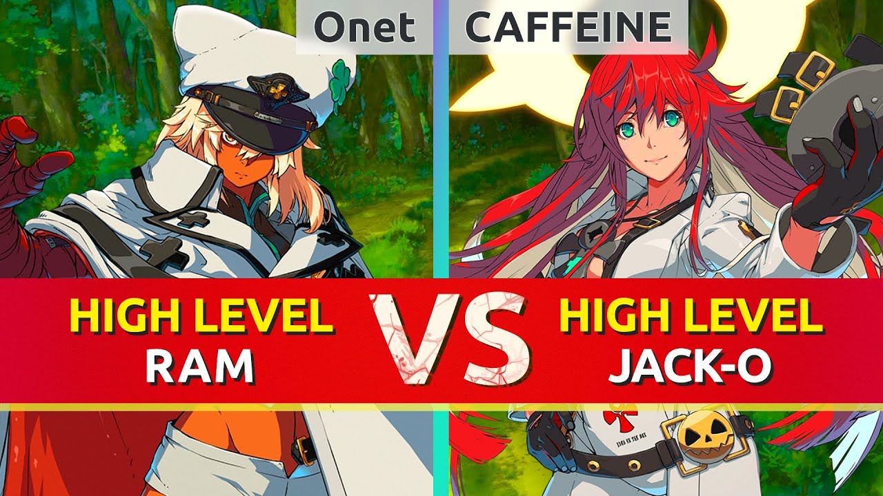GGST ▰ Onet (Ramlethal) vs CAFFEINE (Jack-O). High Level Gameplay