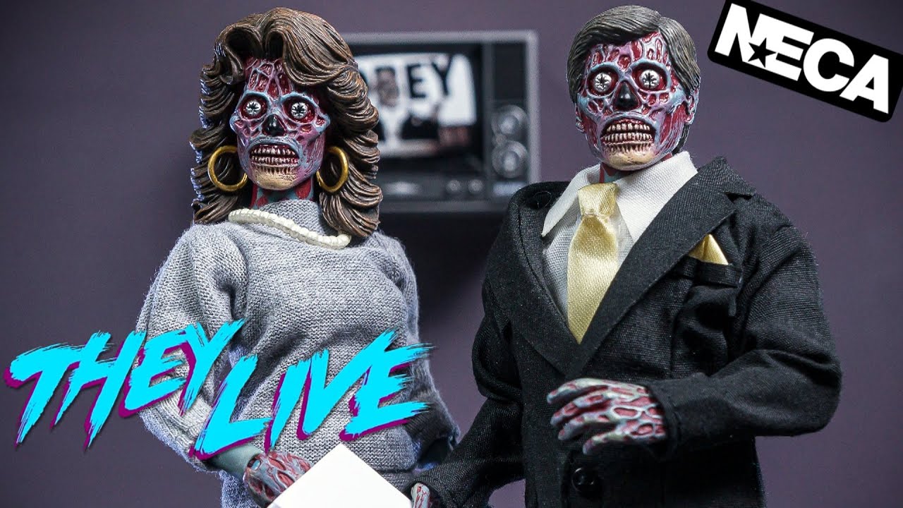 They Live Retro Cloth Alien Two Pack | NECA