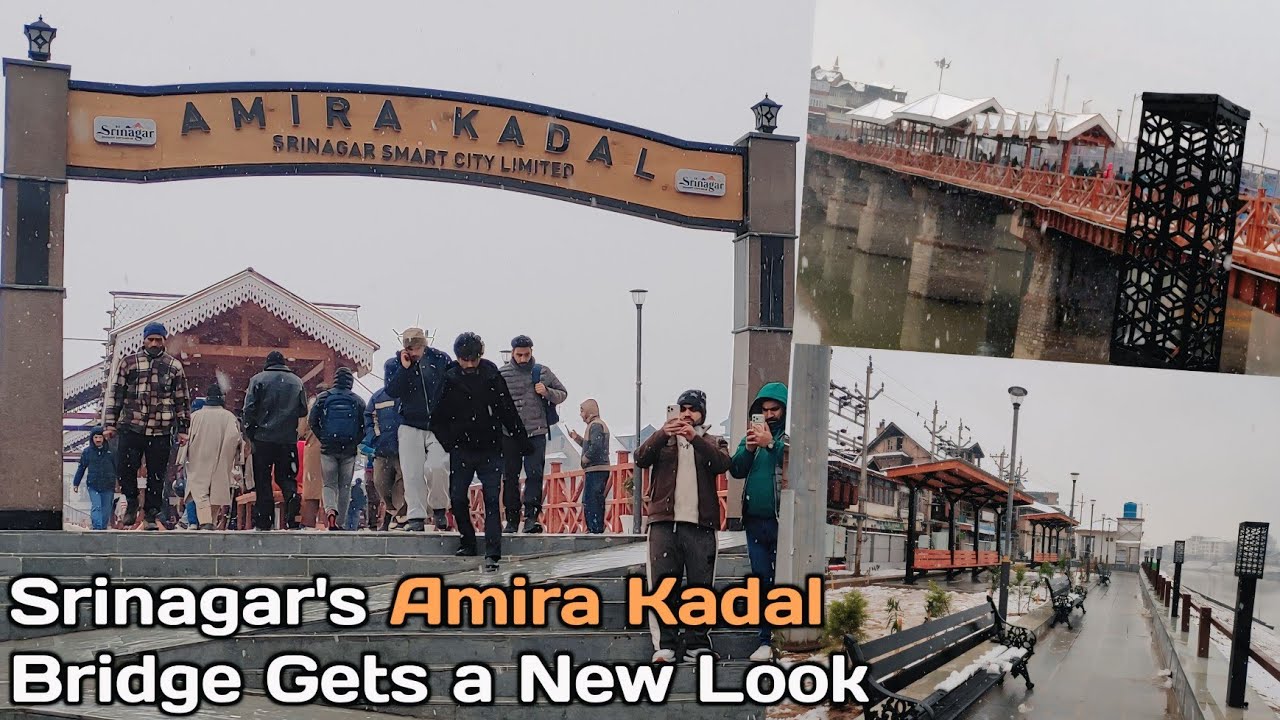 Amira Kadal Bridge 🌉 || Lal chowk Srinagar Smart City♥️