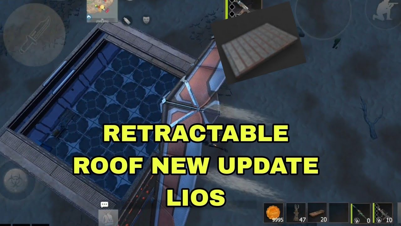 HOW TO OPERATE RETRACTABLE ROOF | Last Island Of Survival