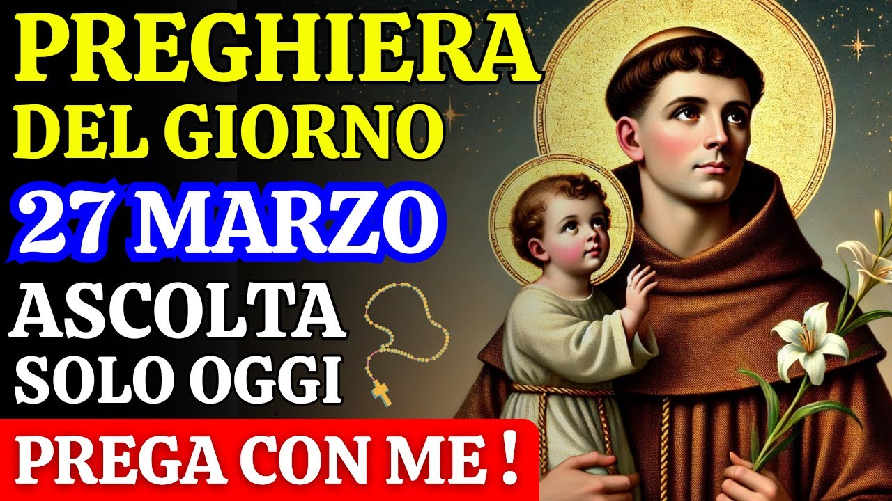 🌿 SANT'ANTONIO 🌿 Preghiera Potente per Protezione e Miracolo Immediato! BASTA ASCOLTARE