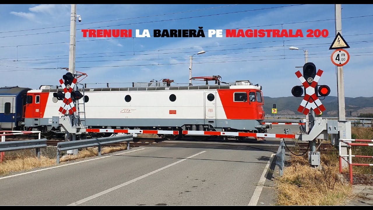 [4K] Trenuri la barieră pe Magistrala 200 (1/3)