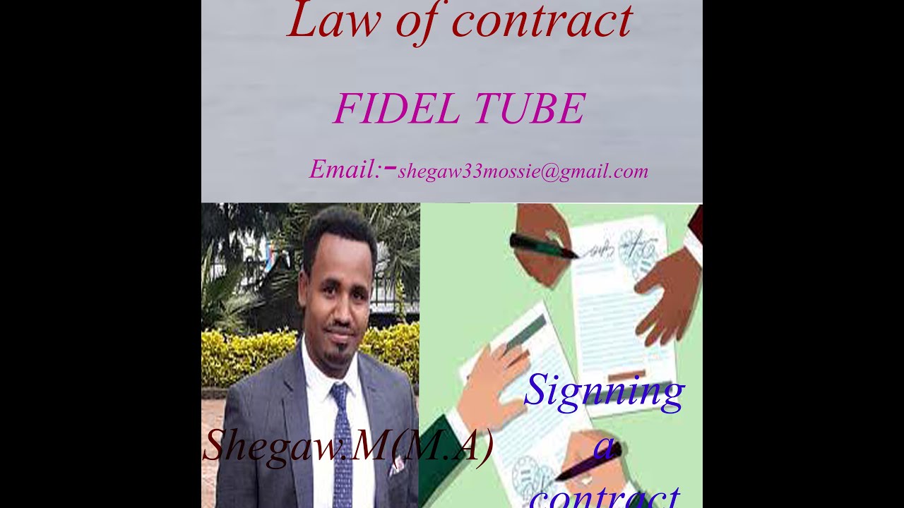 Business law part six:- Law of contract  and its significance