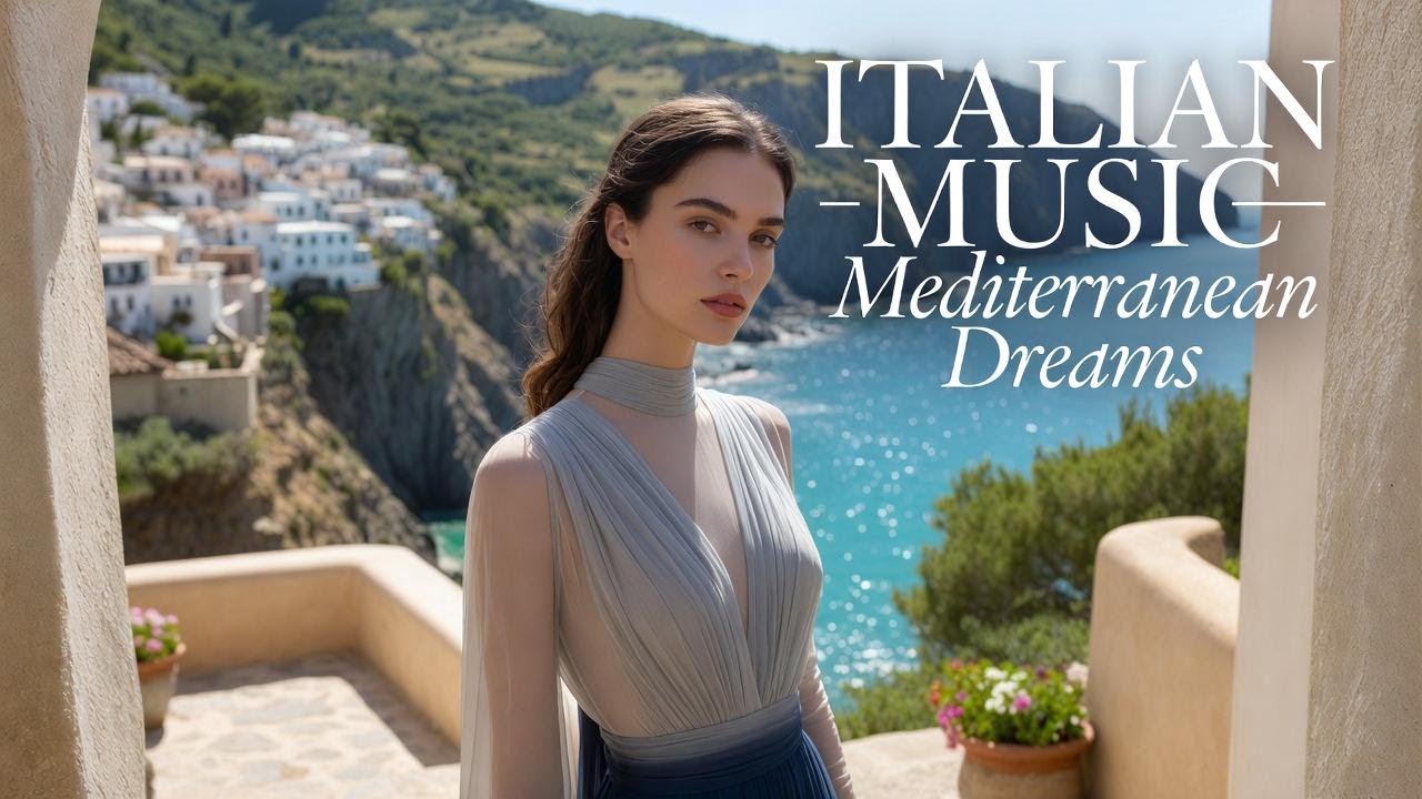 Italian Vibes & Mediterranean Relaxing Moments 🎶 Amalfi Coast 4K | Dolce Italia Music