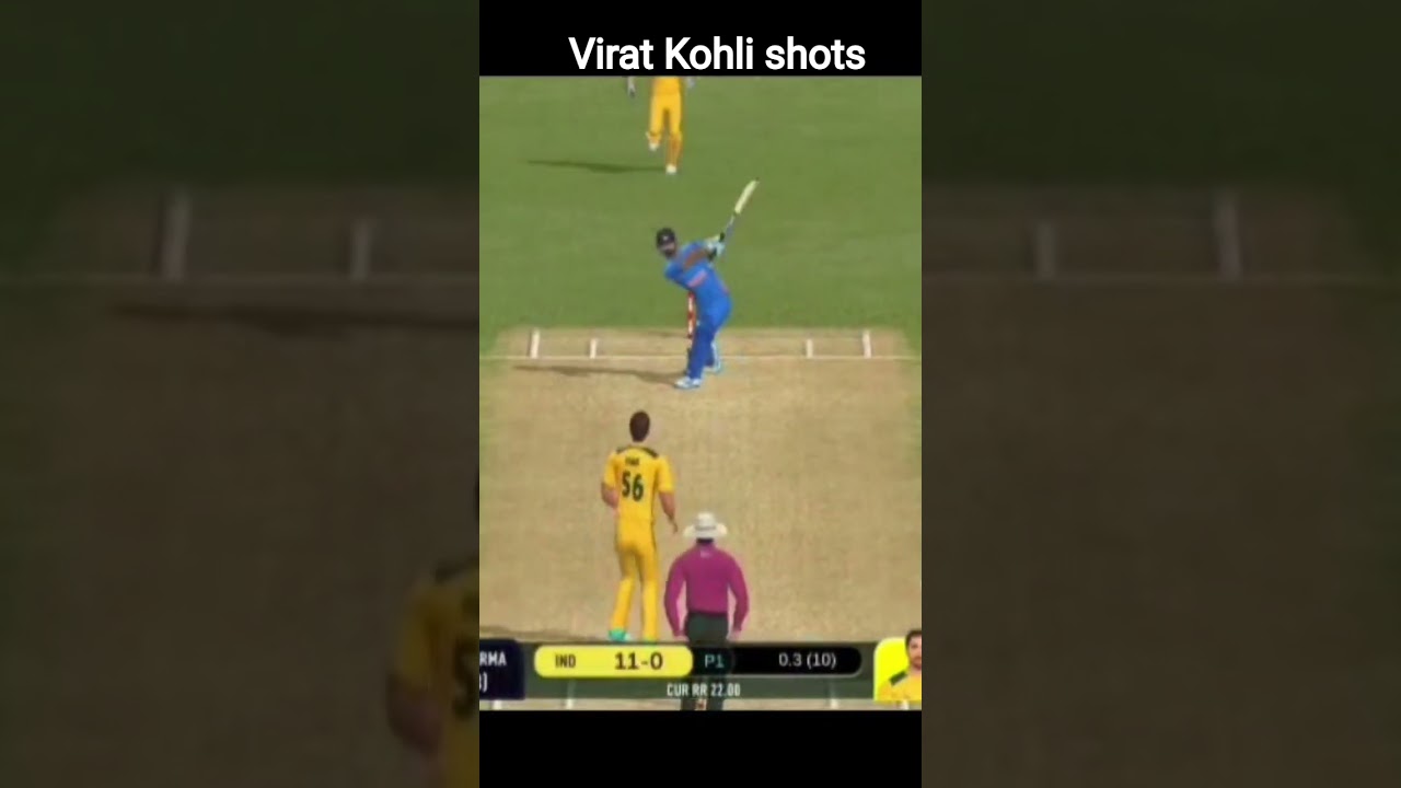 Virat Kohli power shot 