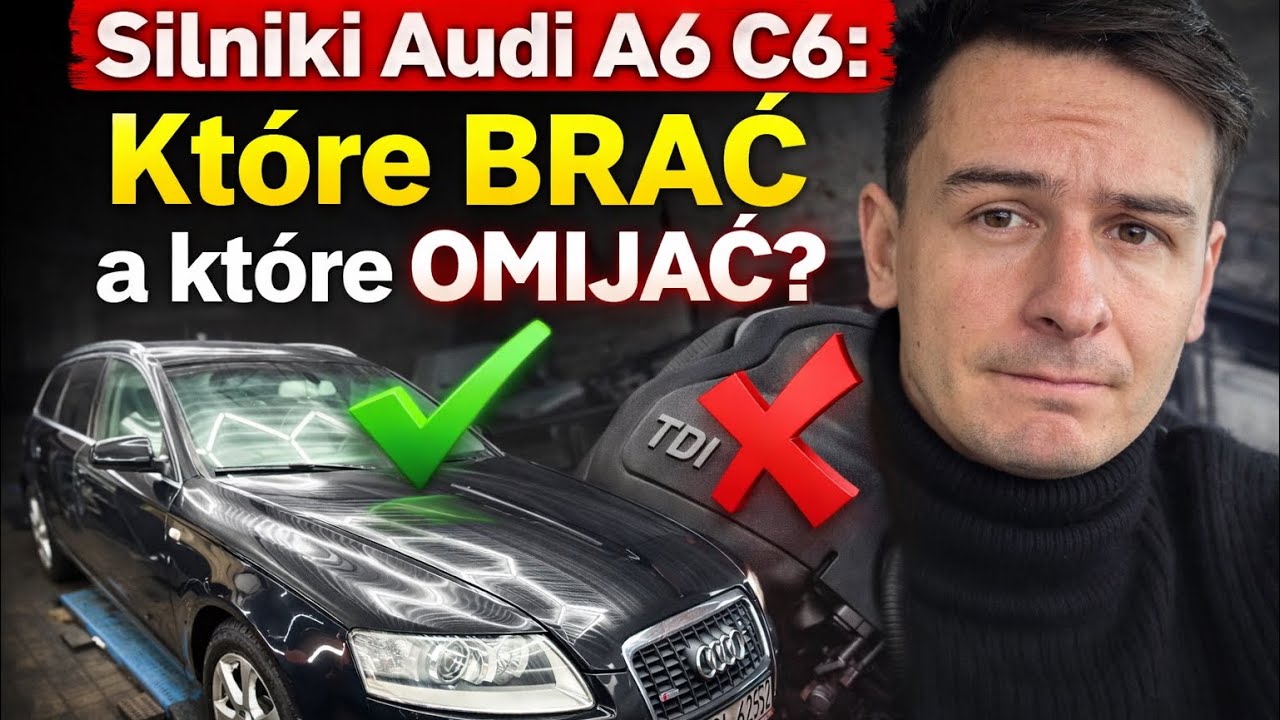 Audi A6 C6 2004-2011 Jaki silnik wybrać ? A jakich unikać  ? Benzyna czy diesel? Moja ocena problemu