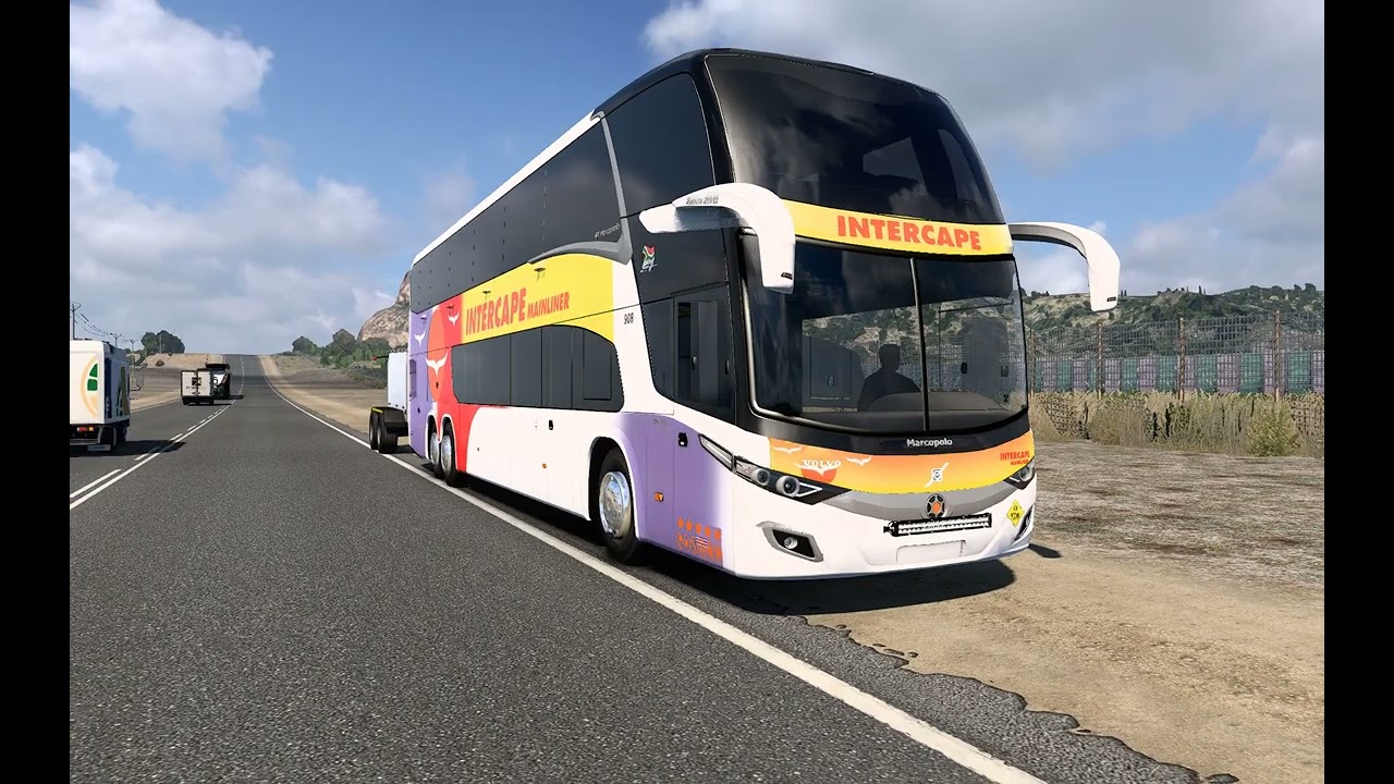 INTERCAPE G7 1800 DD WITH TRAILER MOD l ETS2 BUS MODS l SPECIAL TRIP l EURO TRUCK SIMULATOR 2