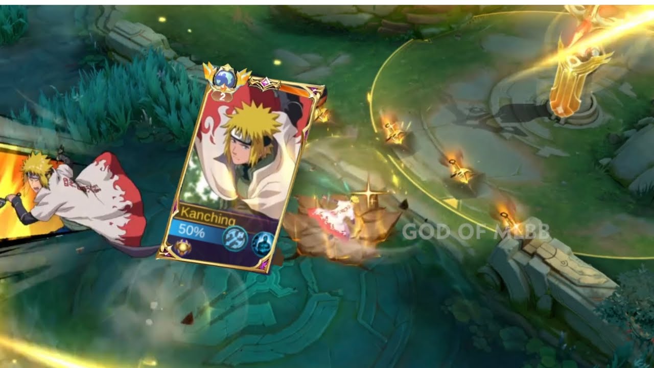 Finally gusion x Minato || and julian x itachi Collab skin review || mobile legends bang bang 