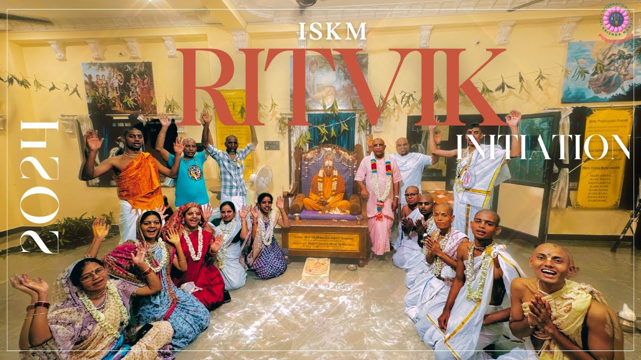 Srila Prabhupada Ritvik Initiation Ceremony @ ISKM Pondicherry 2024