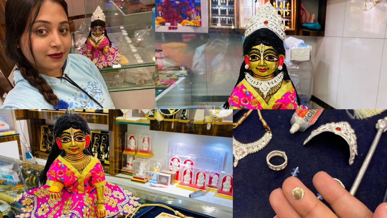 Laddu Gopal silver jewellery shopping ||