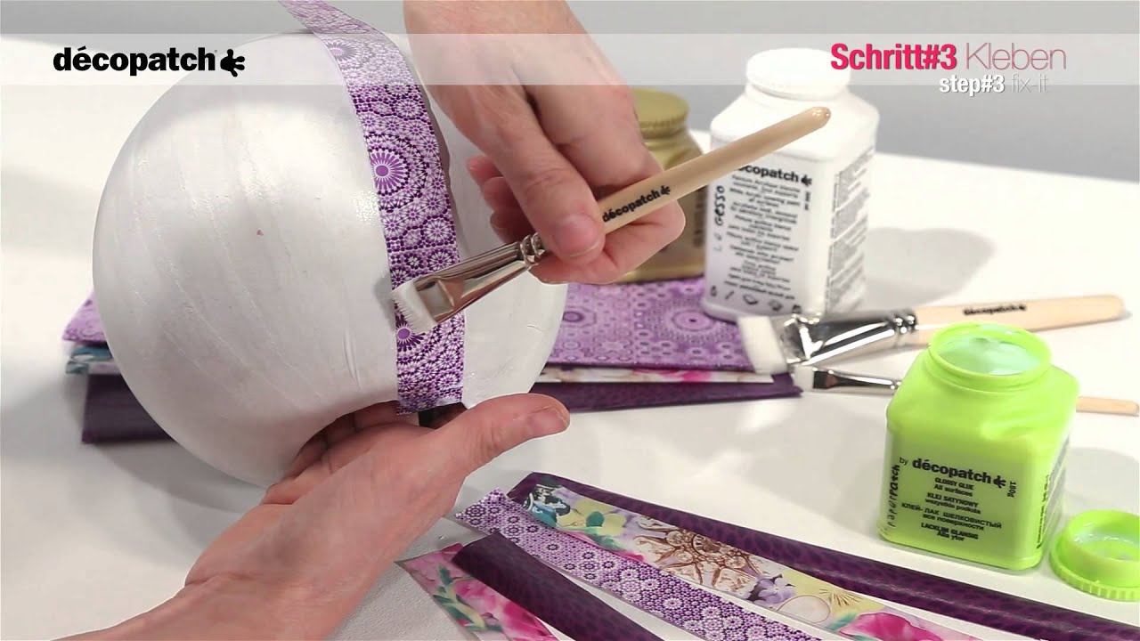 [Schritt f&uuml;r Schritt] - D&eacute;copatch Vase