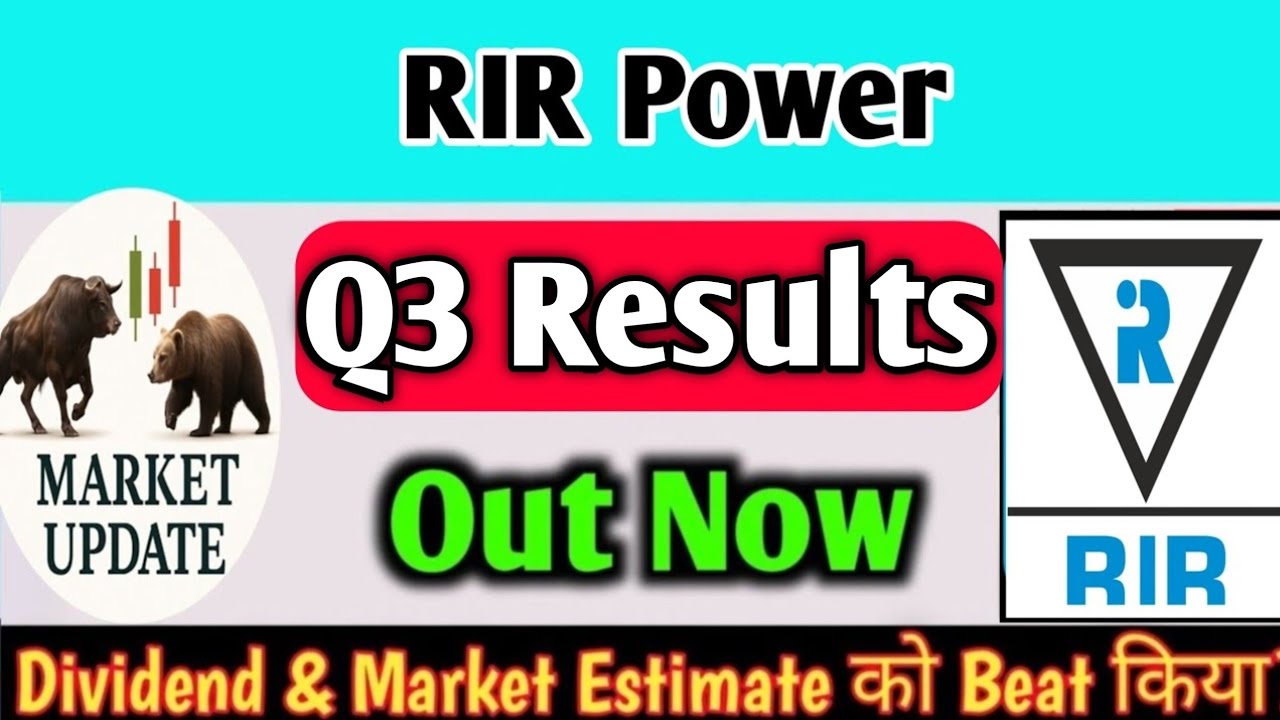 RIR Power Electronics latest news 🔥RIR Power Electronics Q3 Results 2026 | RIR Power Share News