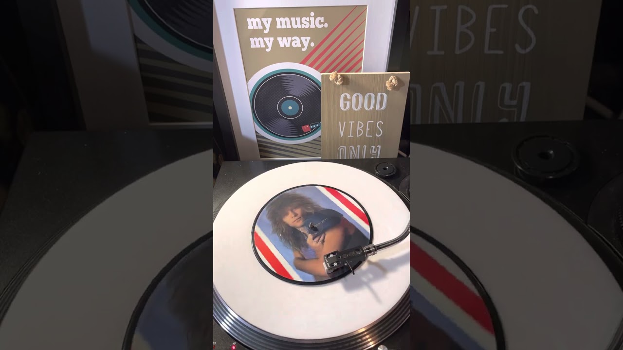 Bon Jovi - Livin’ On A Prayer ( Picture Disc Vinyl 45 ) From 1986 .