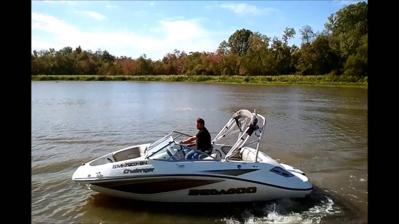 Видеотест-драйв Sea Doo Challenger 180 SE 2007 года