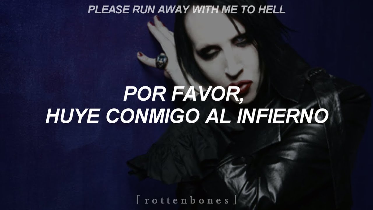 marilyn manson ; putting holes in happiness // sub español - inglés