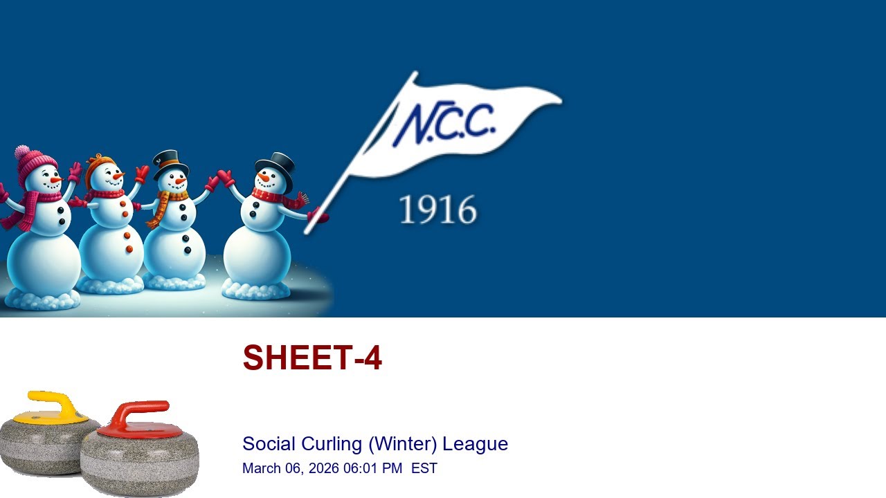 S4: NCC Social Curling (Winter) League | SHEET-4