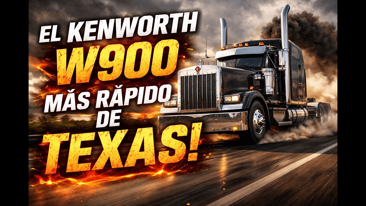 😱 “El Kenworth W900 más rápido de Texas… ¡qué locura!”