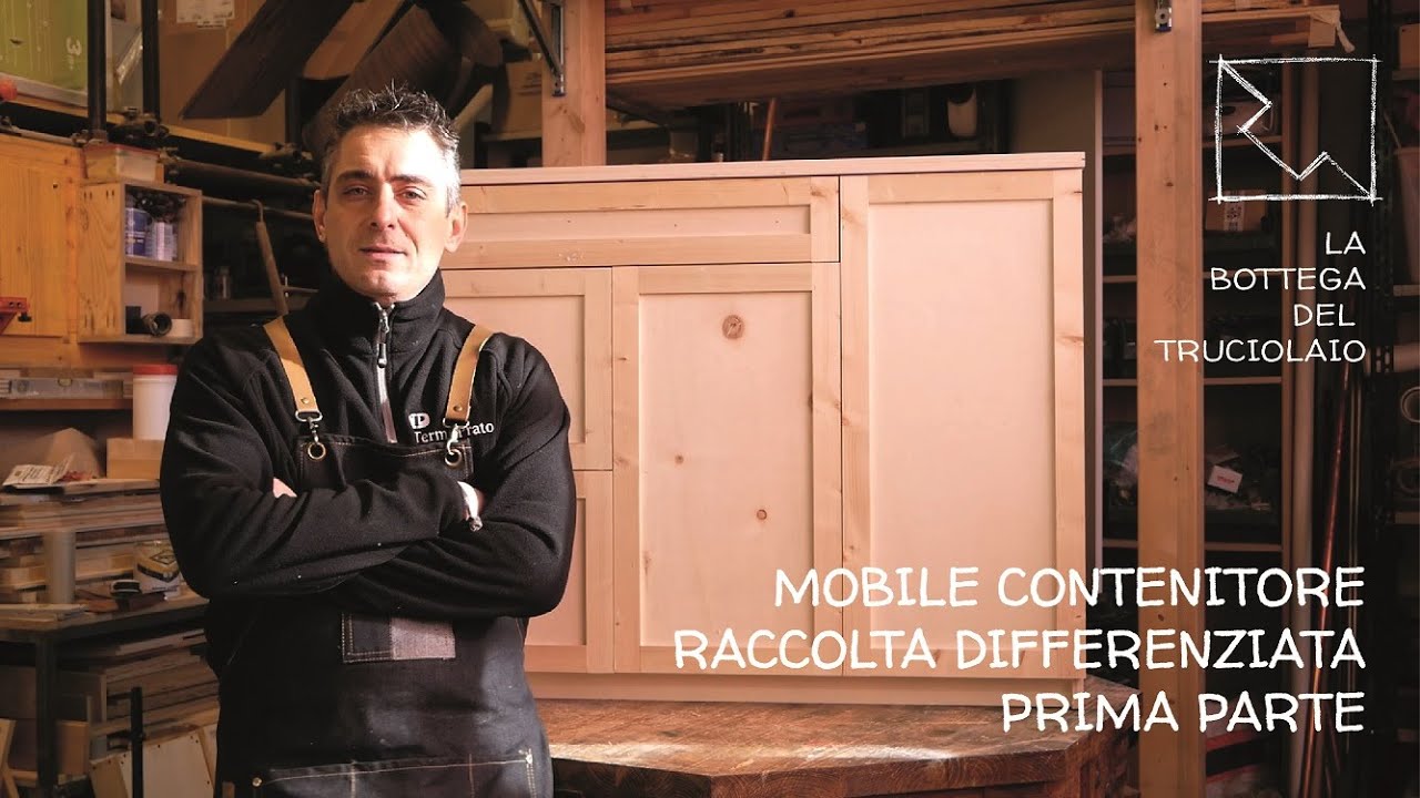 MOBILE CONTENITORE RACCOLTA DIFFERENZIATA FAI DA TE