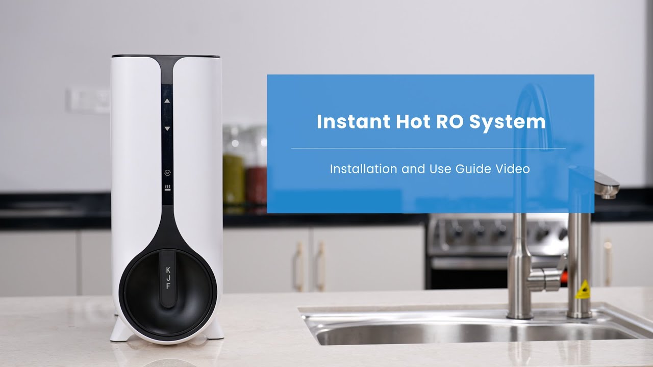 Как установить систему обратного осмоса Waterdrop Instant Hot? Видеоруководство по установке и ис...