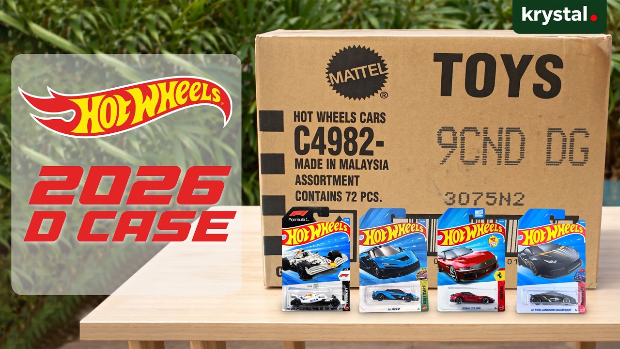 Ferrari Returns! 🏎️ Hot Wheels 2026 D Case Unboxing in Bangladesh | Krystal New Stock