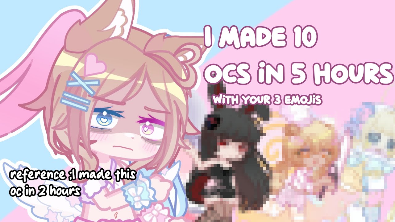 Мне нужно сделать 10 OCs за 5 часов // Gachalife 2