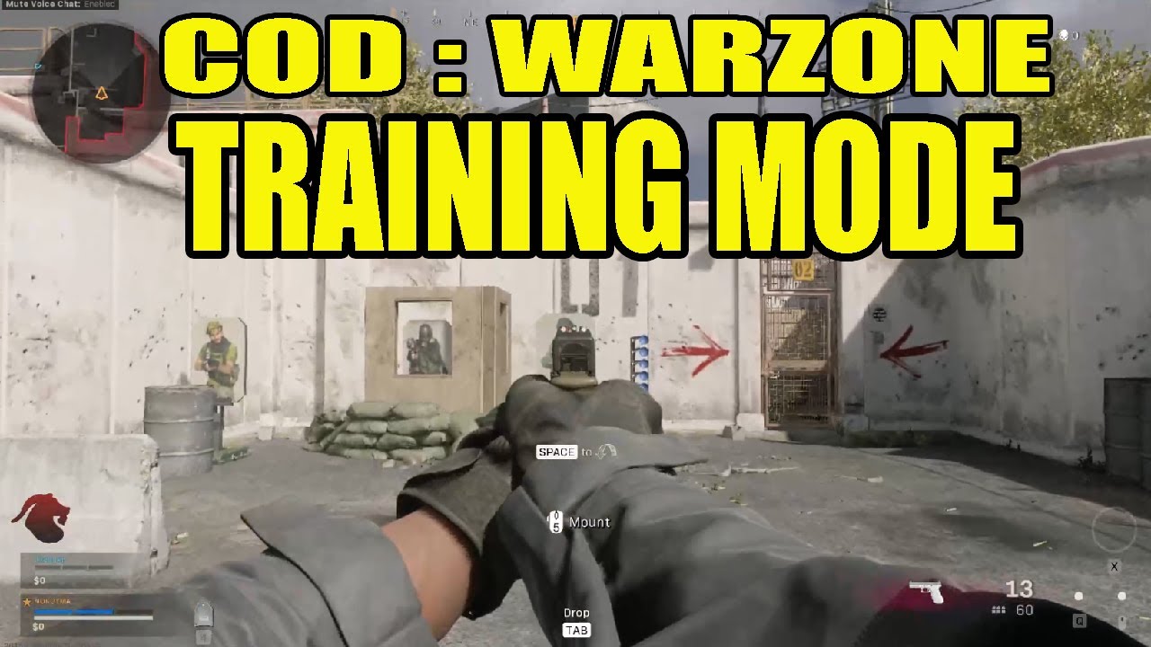 CALL OF DUTY: WARZONE TRAINING MODE/GAMEPLAY