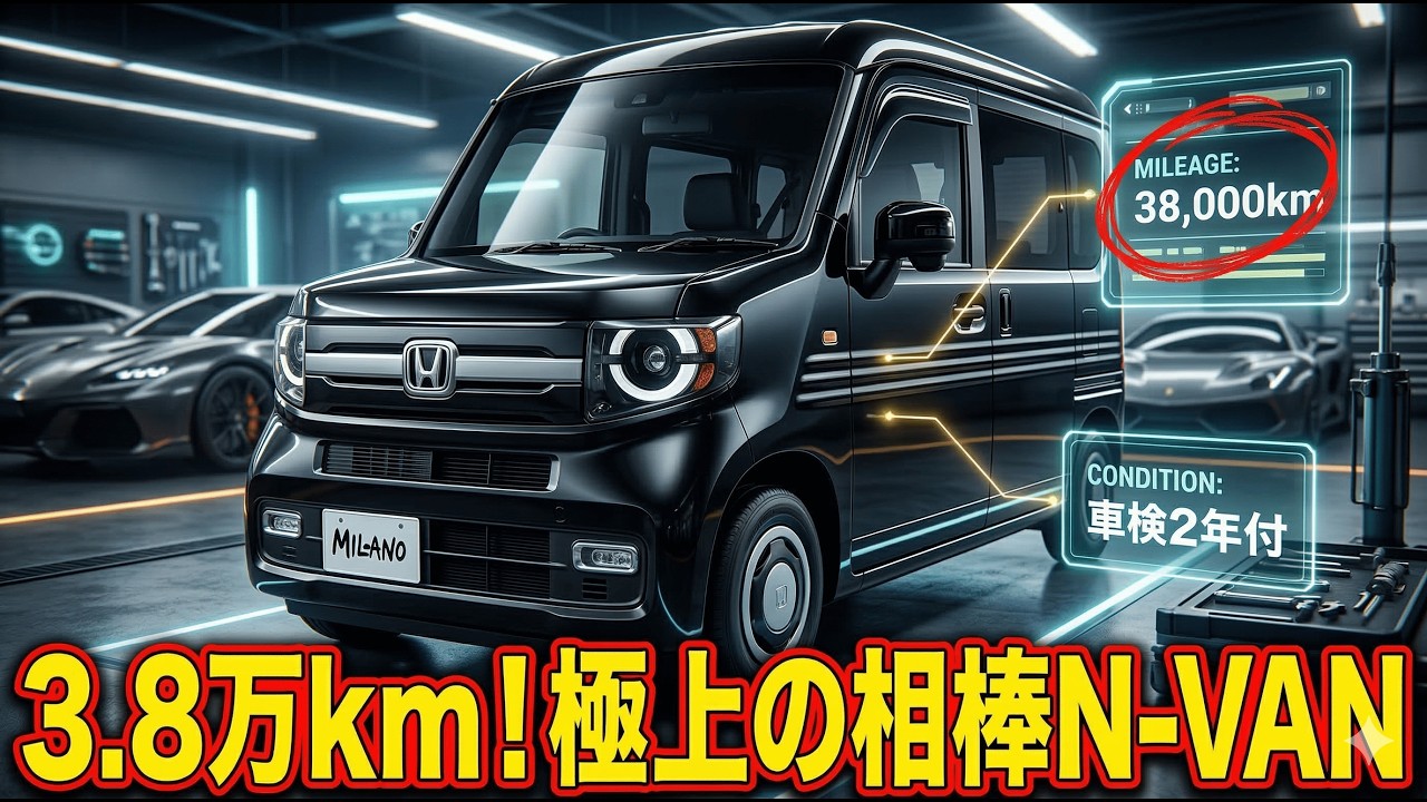 【美車】令和2年式N-VANが登場！車検2年＆徹底整備付。3万キロ台の極上車で新しいカーライフを。