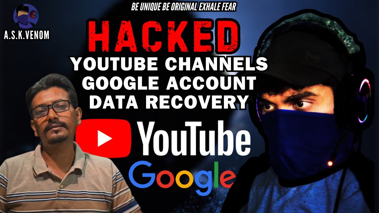 Recover Hacked YouTube channel Google Accounts, data of the client |හැක් වුන| askvenom Online safety