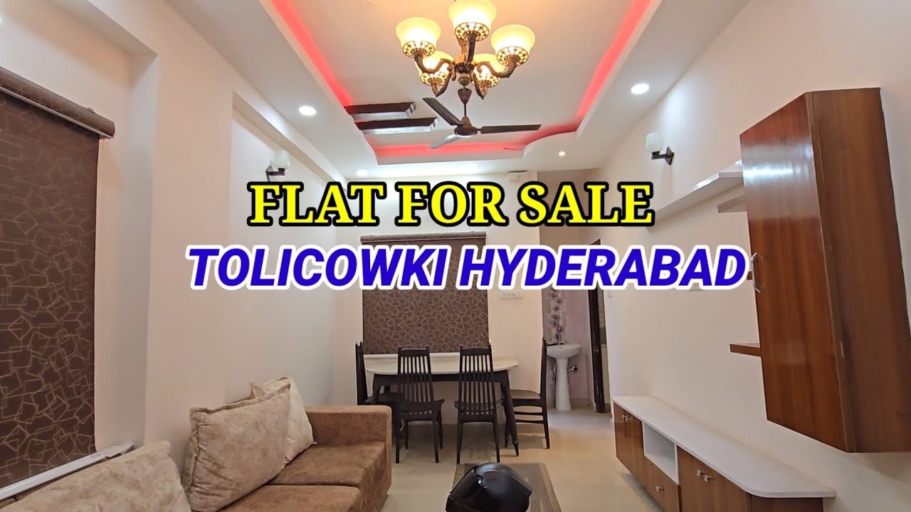 FLAT FOR SALE IN TOLICOWKI HYDERABAD ||3BHK FLAT FOR SALE IN TOLICOWKI