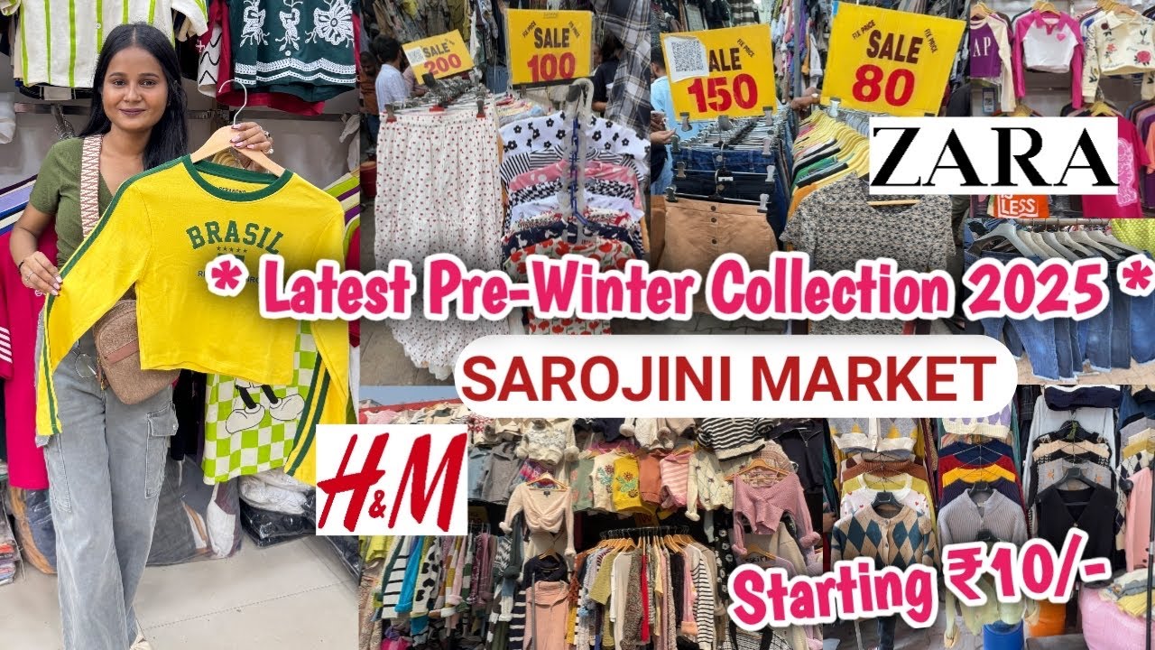 Sarojini Nagar Market Delhi| Latest Collection with Shop Number|#sarojininagar #sarojininagarmarket 
