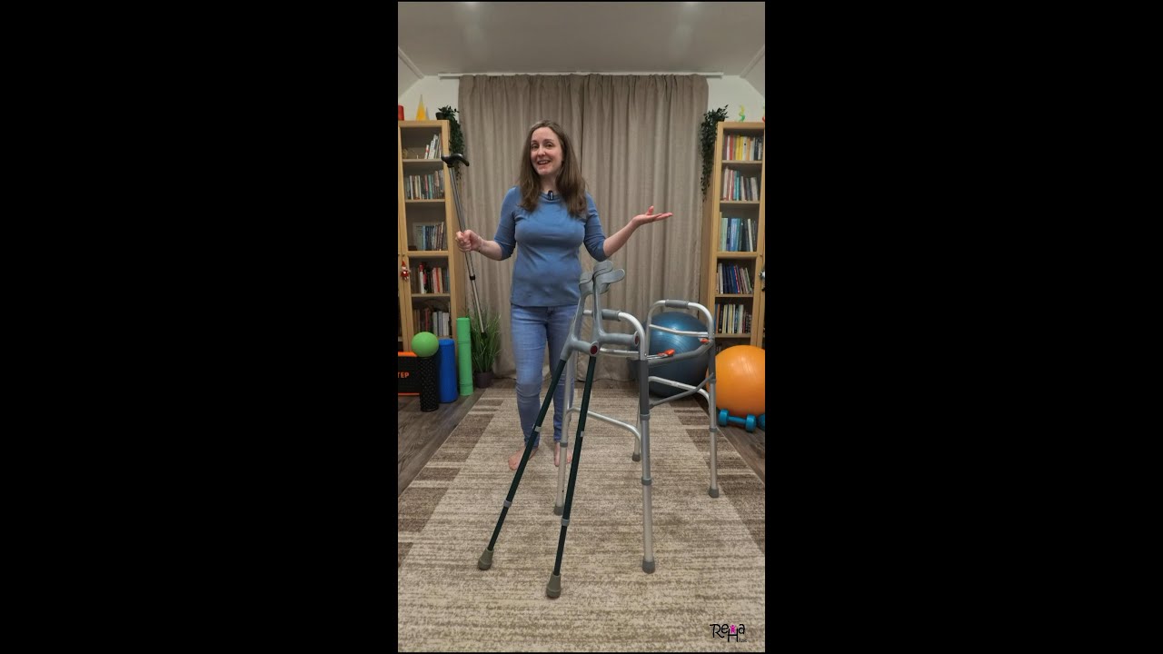 Járást segítő eszközök használata - bot, mankó, járókeret #092