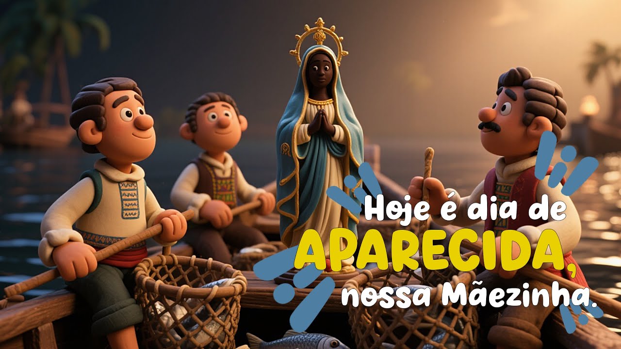 Hoje é Dia de Aparecida, nossa mãezinha. | Quer conhecer como foi a infância de nossa mãe? Vem!