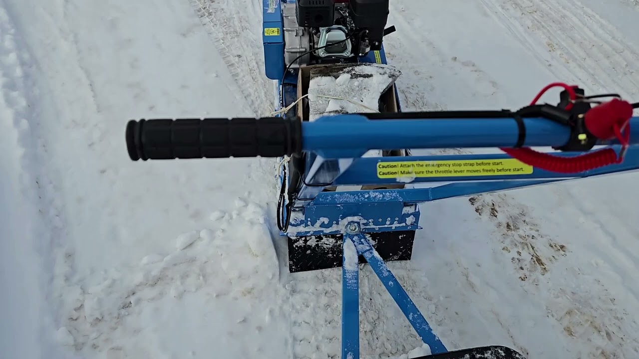 New track sled for trail grooming