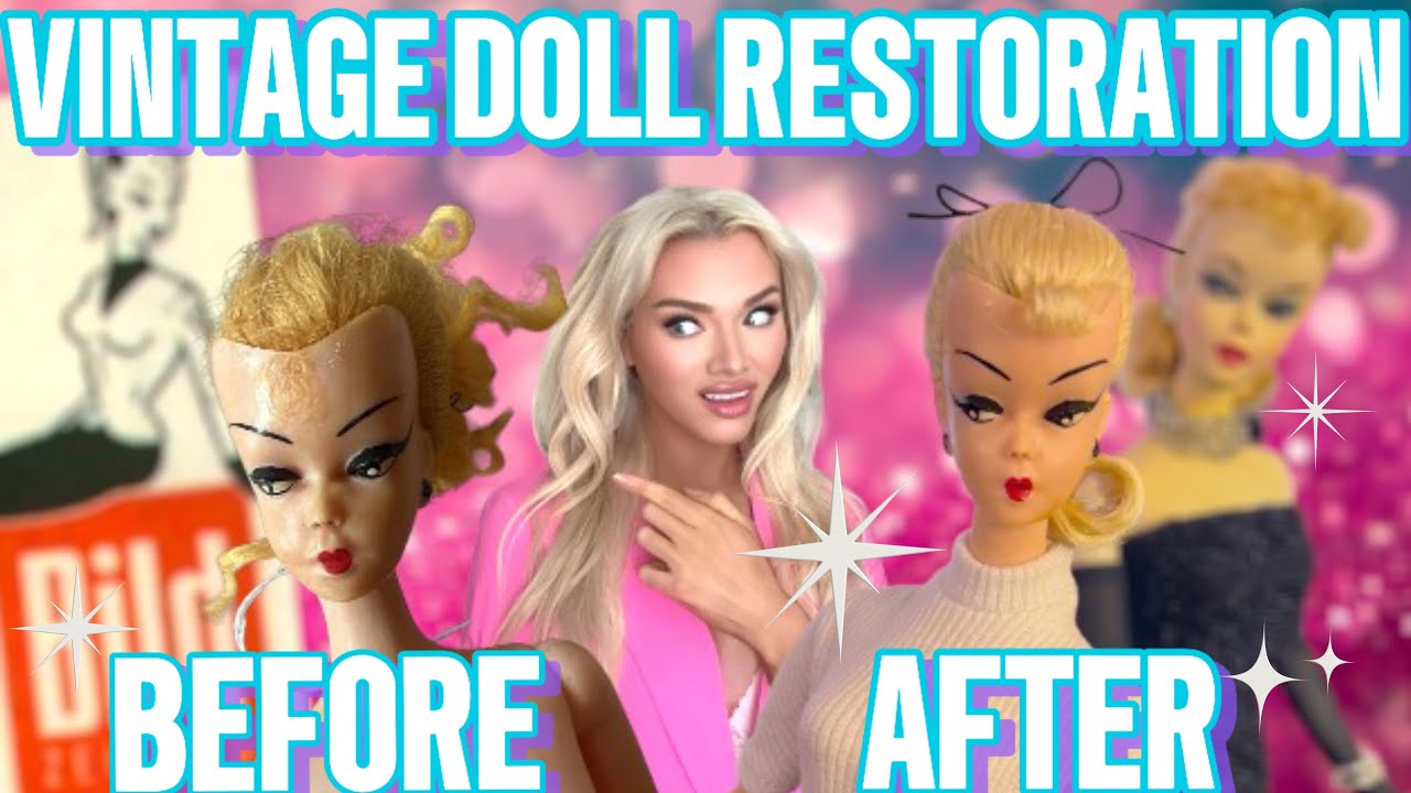 VINTAGE DOLL RESTORATION! BILD LILLI DOLL RESTORATION! REPAINT! SEWING! VINTAGE PONYTAIL BARBIE!