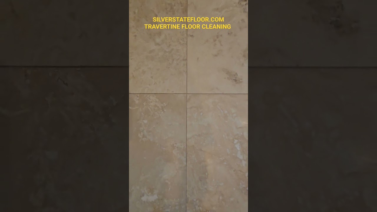 TRAVERTINE FLOOR DEEP CLEANING HONING AND SEALING PROCESS IN LAS VEGAS NEVADA