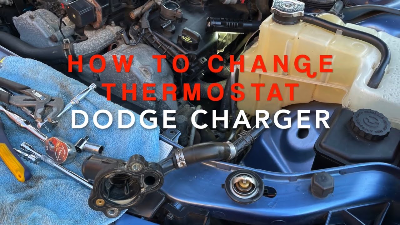 How to Change the Thermostat on a 06-10 Dodge Charger (Clear and all Steps shown)