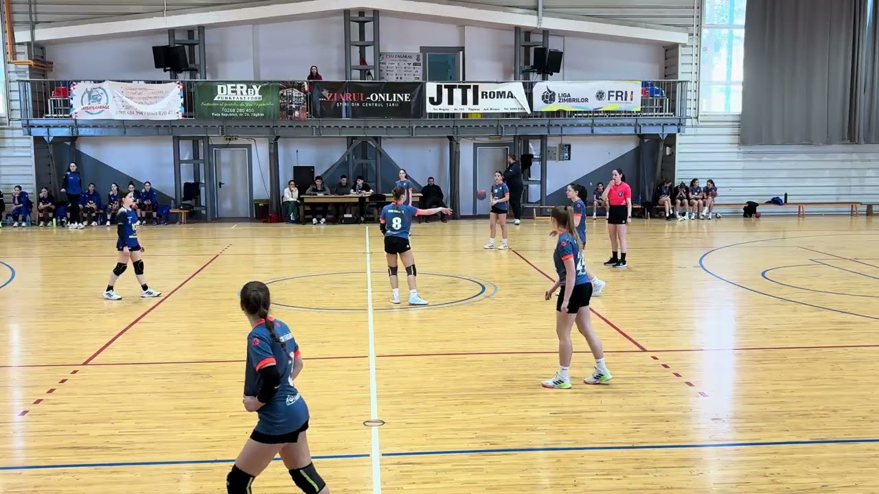 CSM Făgăraș J3 - CSM Corona Brașov Junioare 3B, Repriza 2, Etapa a 15-a a Campionatului Național J3