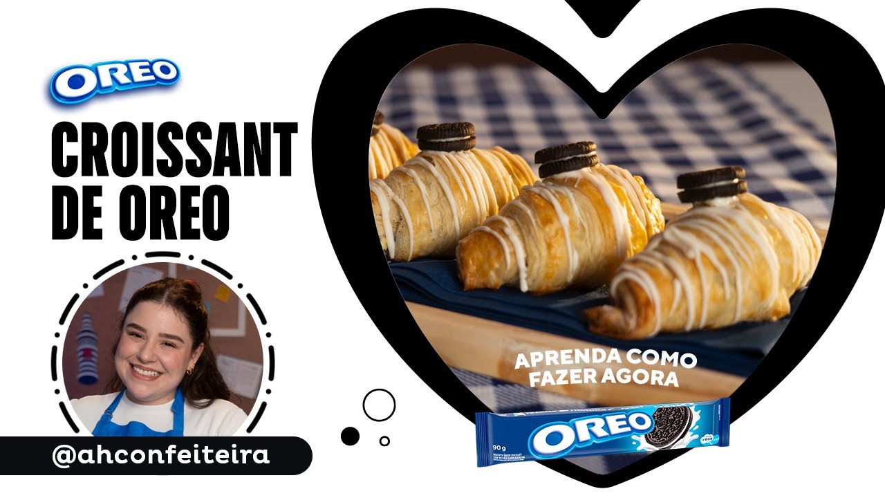 CROISSANT DE OREO. SEUS AMIGOS PRECISAM EXPERIMENTAR ESSA DELÍCIA 🤤 l @ahconfeiteira