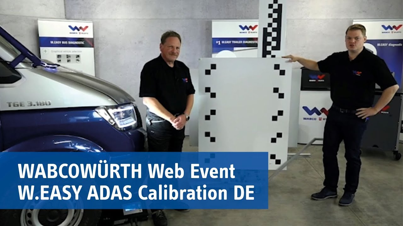 Schnelle und einfache Kalibrierung der Fahrerassistenzsysteme mit dem W.EASY ADAS Calibration Kit