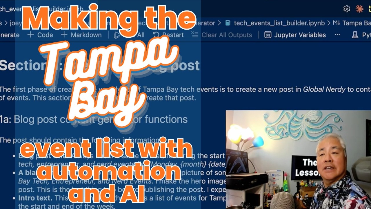 This AI tool saves me HOURS every week listing Tampa Bay's Tech Meetups!
