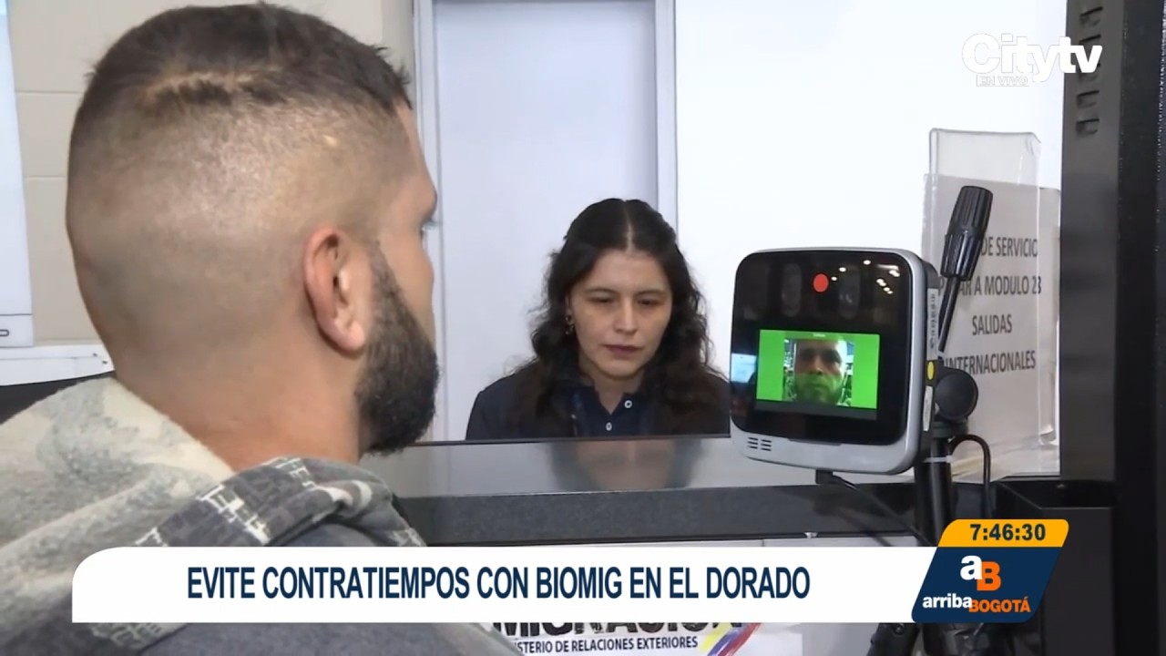 Con Biomig, la entrada y salida de Colombia 