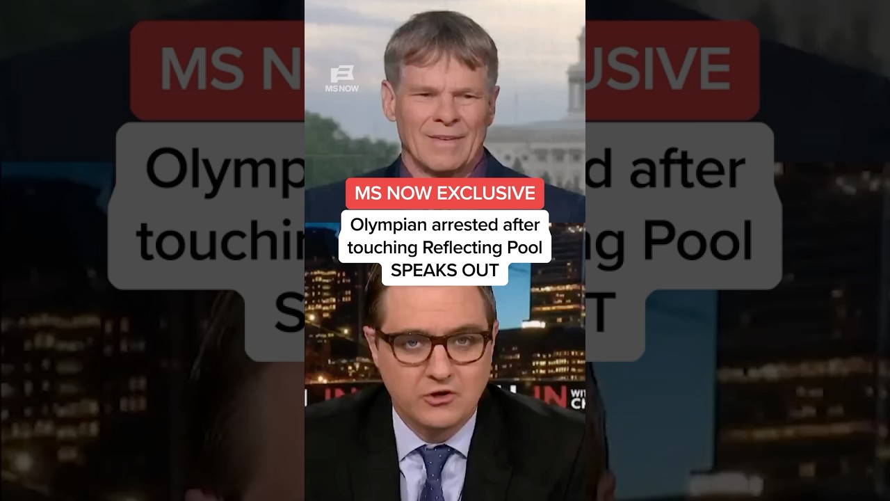 Olympian arrested after touching Reflecting Pool SPEAKS OUT