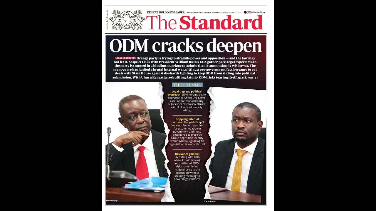 VIDOKEZO MAGAZETINI || Odm Cracks Deepen